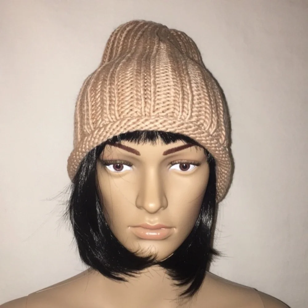 New Free People Ribbed Slouchy Beanie